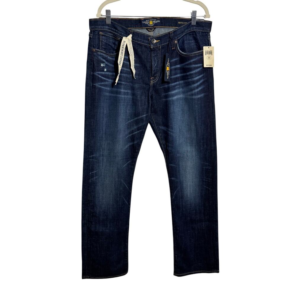 Lucky Brand Sienna Tomboy Jean Women 32 Blue Dark Wash Western Country Cotton